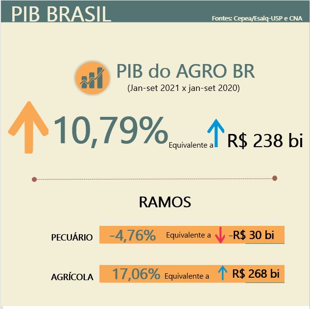 PIB do agronegócio brasileiro